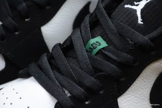Rep TBkick White Jordan Green 553558-113 Air 1 Mystic Low Black 0620